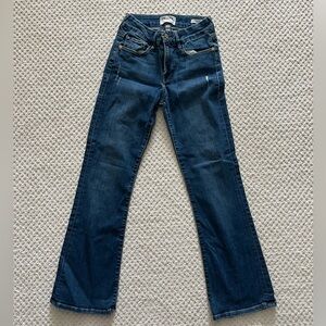Frame le crop mini boot jeans